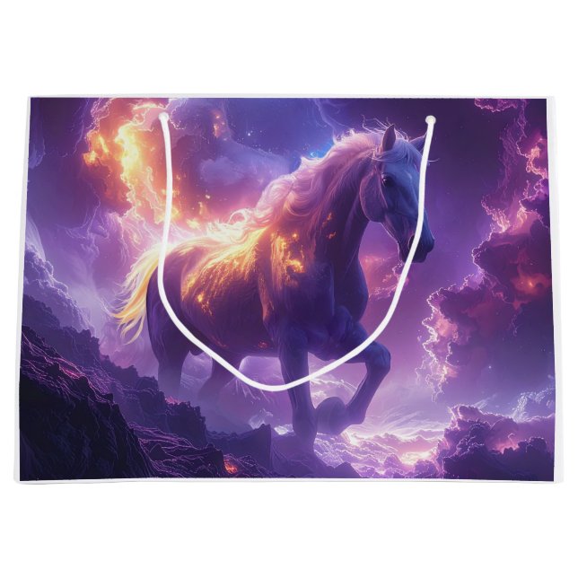 BOLSA DE REGALO GRANDE CABALLO DE FUEGO - SHENG XIAO (Anverso)