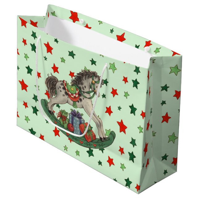 Bolsa De Regalo Grande Caballo de Rocas (Angulo Anverso)