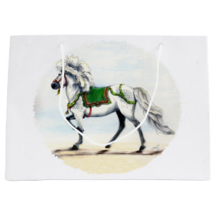 Bolsa De Regalo Grande Caballo islandés de Navidad Jol