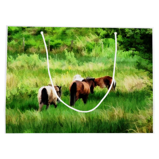 BOLSA DE REGALO GRANDE CABALLOS (Reverso)