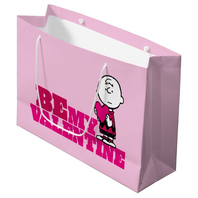 Bolsa De Regalo Grande Cacahuetes | Charlie Brown Be My Valentine (Angulo Anverso)