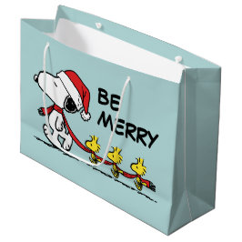 Bolsa De Regalo Grande Cacahuetes | Snoopy & Friends Winter Scarf