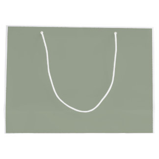 Bolsa De Regalo Grande Cactus simple de la verde salvia