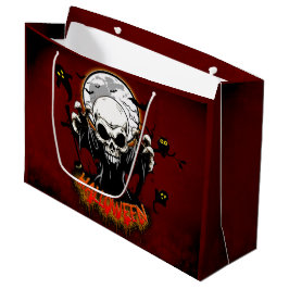 Bolsa De Regalo Grande Calavera con dientes afilados y amenazantes