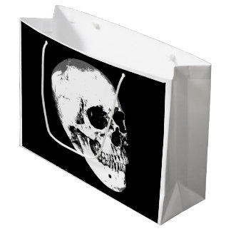 Bolsa De Regalo Grande Calavera gótica vintage