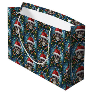 Bolsa De Regalo Grande Calavera Santa Festiva