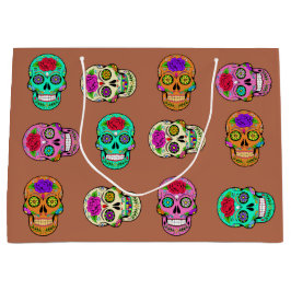 Bolsa De Regalo Grande Calaveras de azúcar