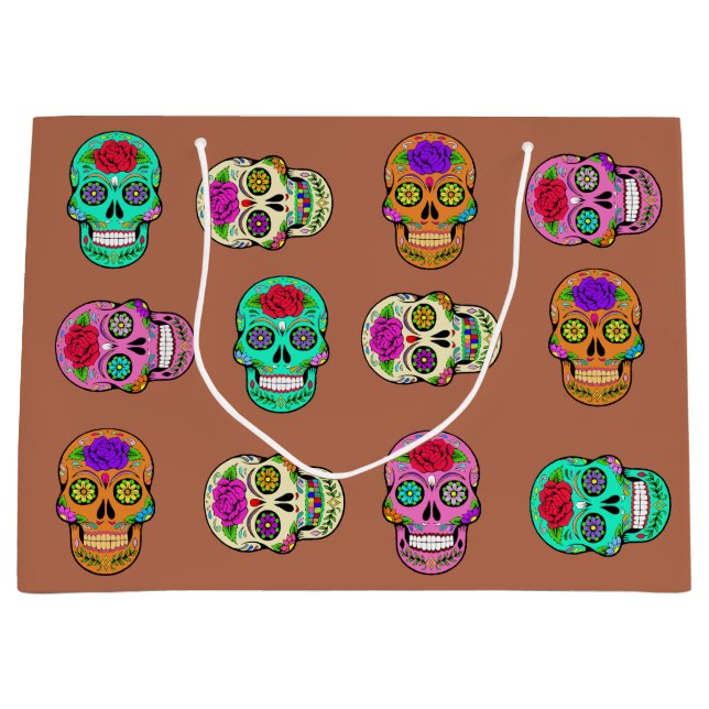Bolsa De Regalo Grande Calaveras de azúcar (Anverso)