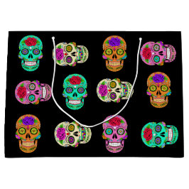 Bolsa De Regalo Grande Calaveras de azúcar