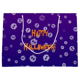 Bolsa De Regalo Grande Calaveras de Halloween