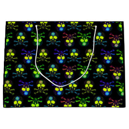 Bolsa De Regalo Grande Calaveras fantasma piratas de punk - Azul pesadill