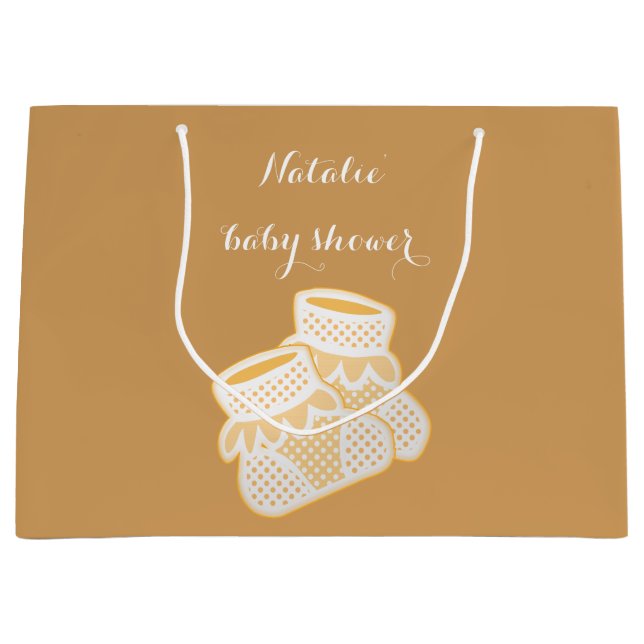 Bolsa De Regalo Grande calcetines del bebé - girasol (Anverso)