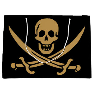 Bolsa De Regalo Grande Calico Jack, Pirata Azteca de Oro y Pirata de Cutl