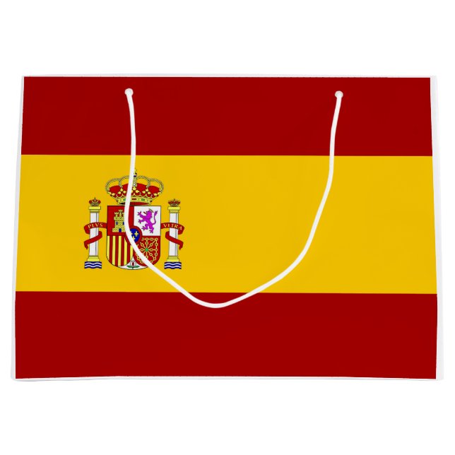 Bolsa De Regalo Grande Calidad de la bandera de España (Anverso)