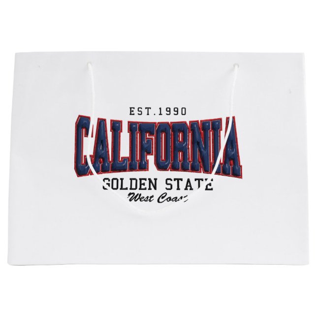 Bolsa De Regalo Grande California en 3D (Anverso)
