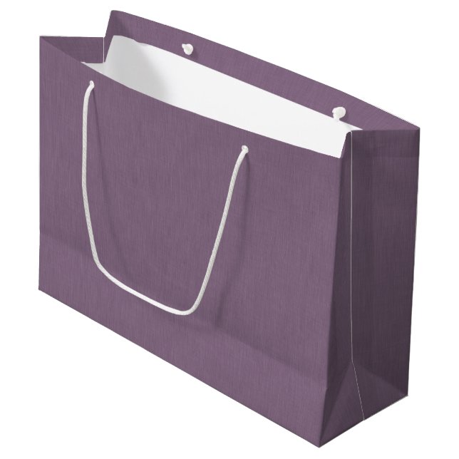 Bolsa De Regalo Grande Calm & simple Purple textured background  (Angulo Anverso)