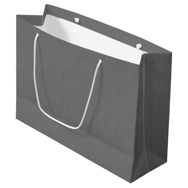 Bolsa De Regalo Grande Calm & simple visual gray textured background  (Angulo Anverso)