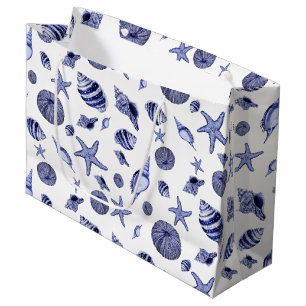 Bolsa De Regalo Grande Camaradas azules y blancas