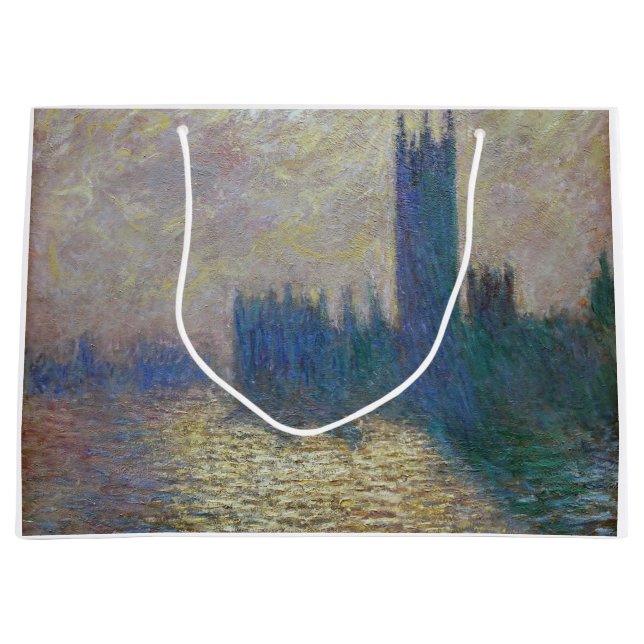 Bolsa De Regalo Grande Cámaras del Parlamento (Londres), Monet (Anverso)