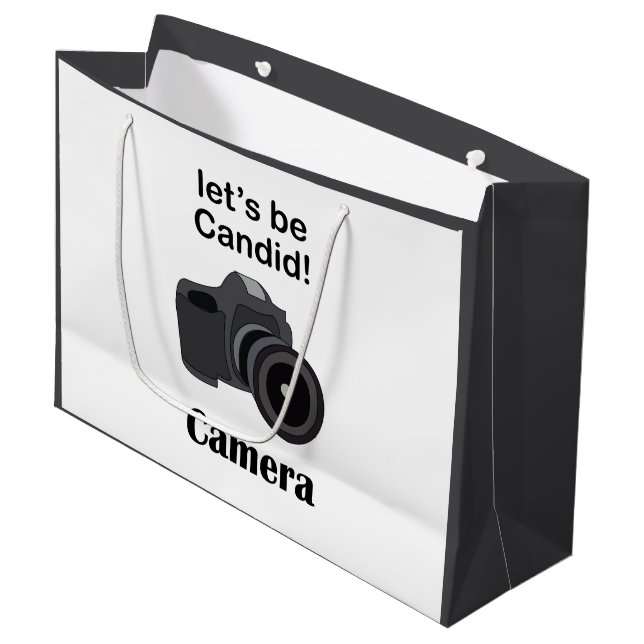 Bolsa De Regalo Grande Camera Candid Photographer (Angulo Anverso)