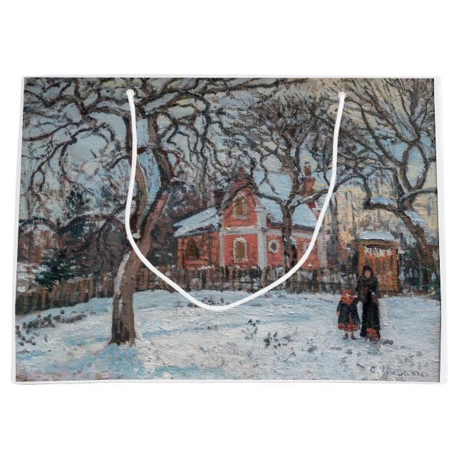 Bolsa De Regalo Grande Camille Pissarro - Chataigniers a Louvecienne (Anverso)