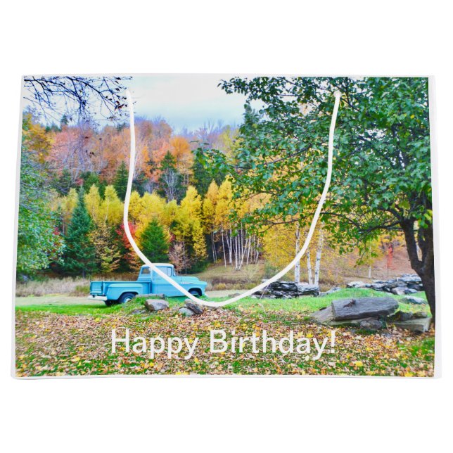 Bolsa De Regalo Grande Camión de época (Anverso)