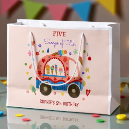 Bolsa De Regalo Grande Camión de helados Casuales de divertidos niños cum