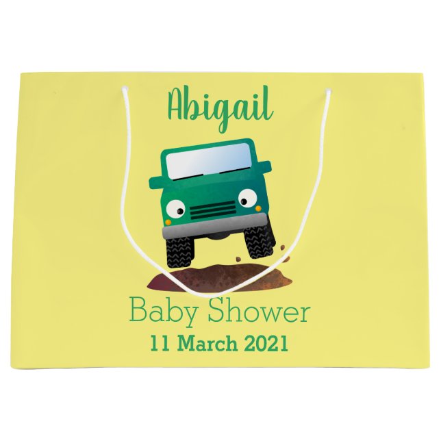 Bolsa De Regalo Grande Camión de personalizado de vehículos 4X4 fuera de  (Anverso)