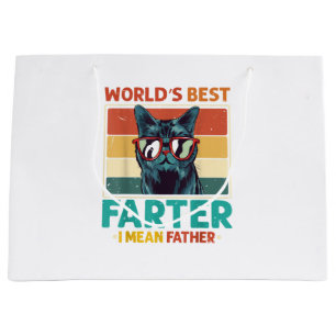 Bolsa De Regalo Grande Camiseta El Mejor Pedorro Quiero Decir Padre del M