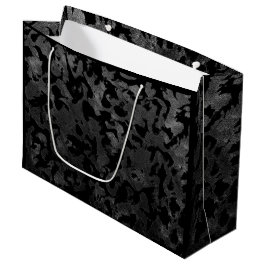 Bolsa De Regalo Grande Camo moderno - Negro y gris oscuro - camuflaje