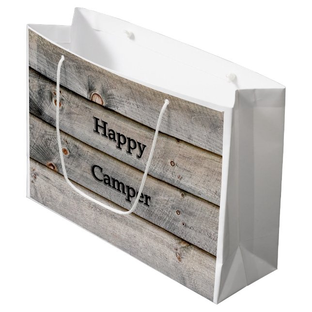 Bolsa De Regalo Grande Campista contento (Angulo Anverso)