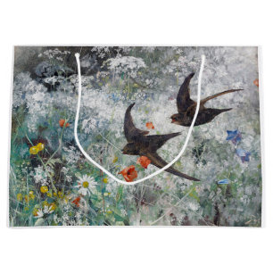 Bolsa De Regalo Grande Campo de golosinas y flores, Bruno Liljefors