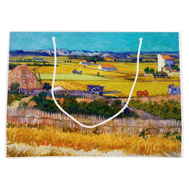 Bolsa De Regalo Grande Campo otoñal, Van Gogh (Anverso)