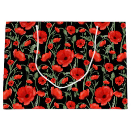 Bolsa De Regalo Grande Campos de Amapolas