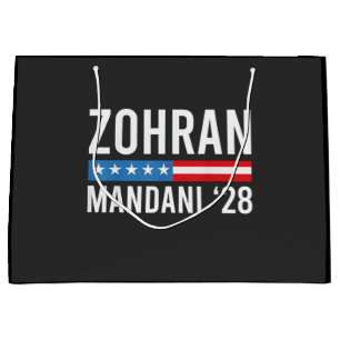 Bolsa De Regalo Grande Candidato a alcalde de NYC Zohran Mamdani bandera
