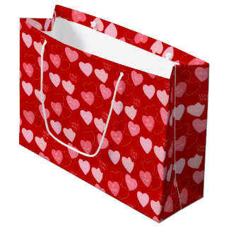 Bolsa De Regalo Grande Candy Heart Cascade