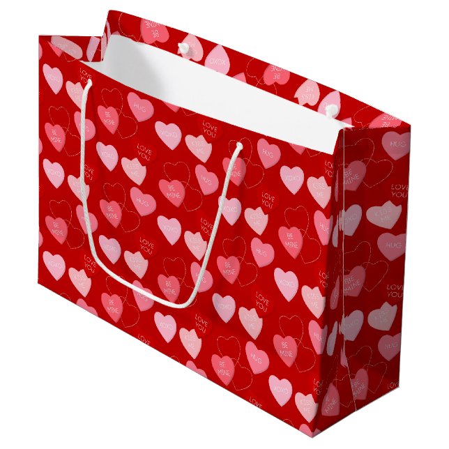 Bolsa De Regalo Grande Candy Heart Cascade (Angulo Anverso)