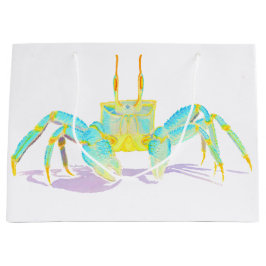 Bolsa De Regalo Grande Cangrejo de la turquesa