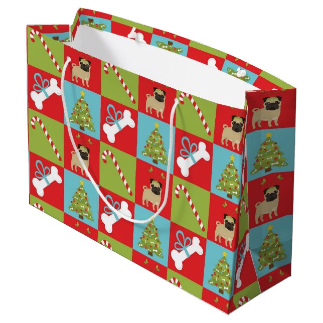 Bolsa De Regalo Grande Cañones, huesos, árboles (Angulo reverso)