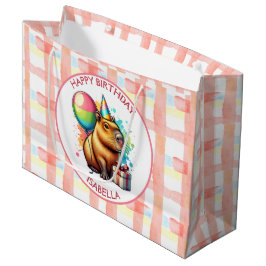 Bolsa De Regalo Grande Capybara themed Girl's Birthday Party