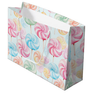 Bolsa De Regalo Grande Caramelos Deliciosos Piruletas Cumpleaños Capricho