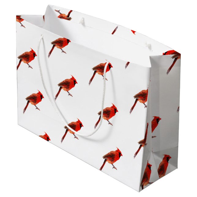 Bolsa De Regalo Grande Cardenales (Angulo reverso)