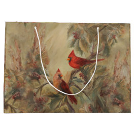 Bolsa De Regalo Grande Cardenales de vacaciones