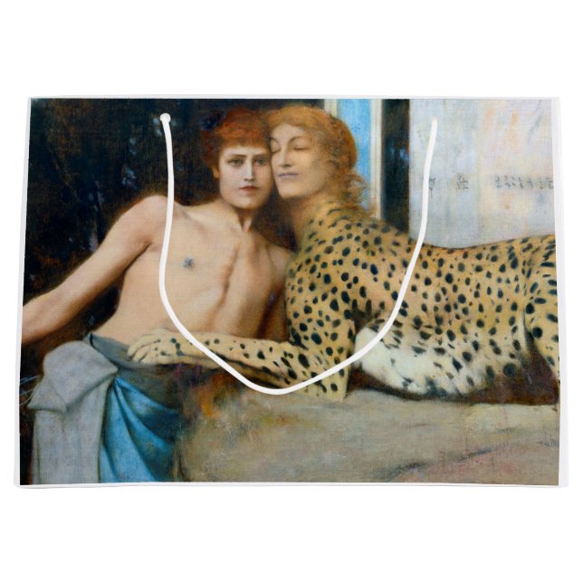 Bolsa De Regalo Grande Caresses, Fernand Khnopff (Anverso)