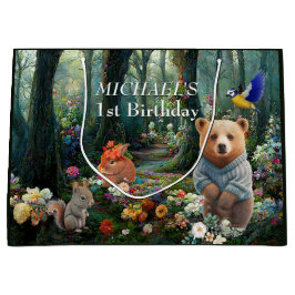 Bolsa De Regalo Grande Cariño Bunny and Boo Bear