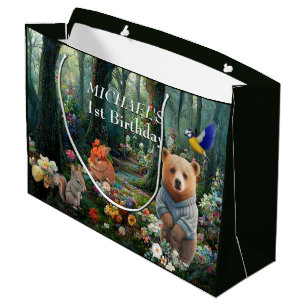 Bolsa De Regalo Grande Cariño Bunny and Boo Bear