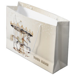 Bolsa De Regalo Grande Carnaval de circo de la fiesta de cumpleaños "Merr