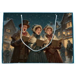 Bolsa De Regalo Grande Caroling