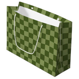 Bolsa De Regalo Grande Cartón verde Moss