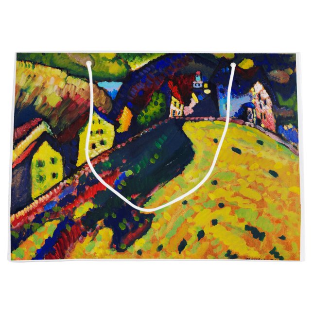 Bolsa De Regalo Grande Casas en Murnau, Wassily Kandinsky (Anverso)